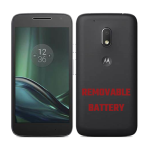 degoogled phone with removeable battery