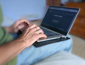 Medium Faraday bag for laptop EMF protection