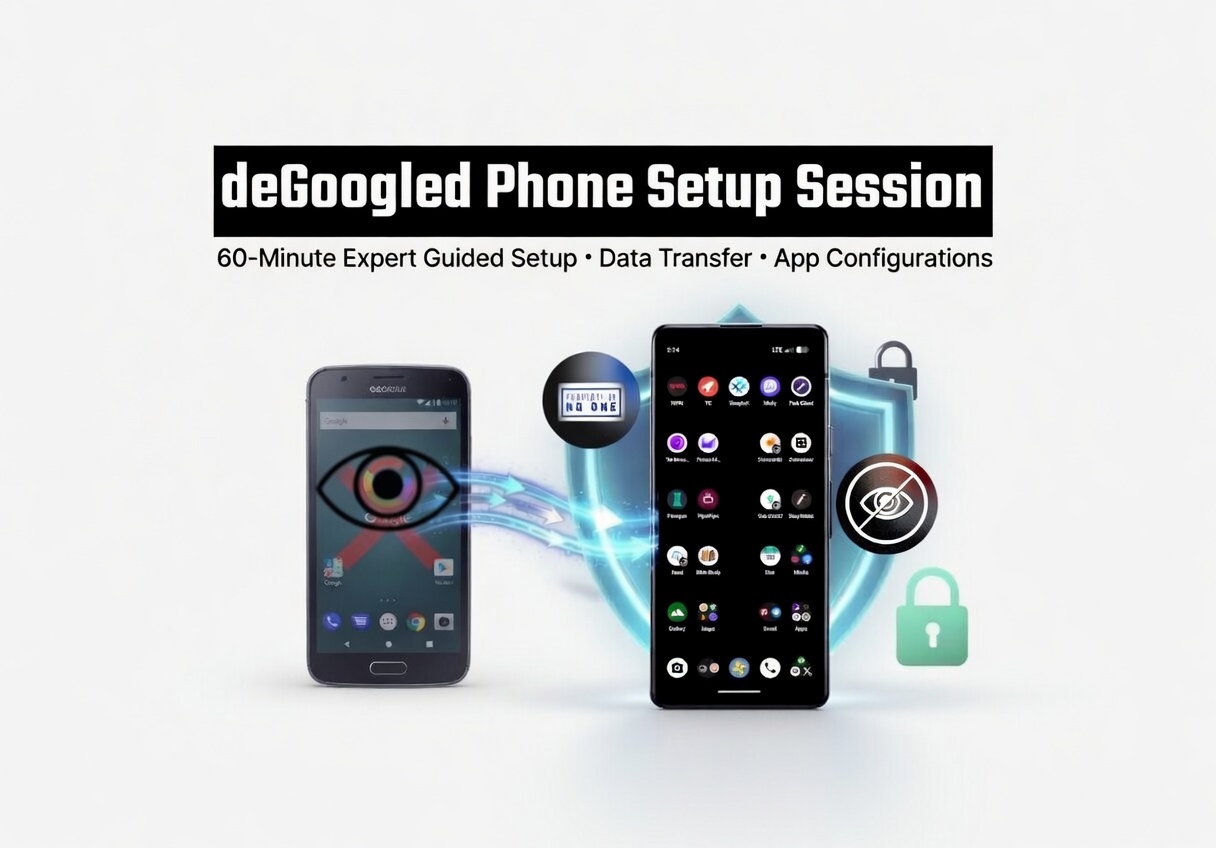60-min deGoogled Phone Setup Session 1 degoogled-phone-setup-session